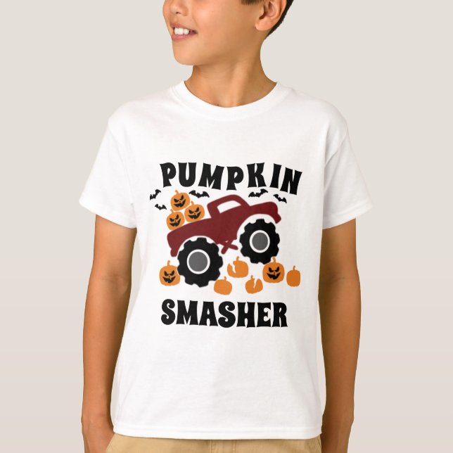 Camiseta Calabaza Smasher Halloween (Anverso)