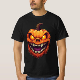 Camiseta Calabaza Sonriente Siniestra