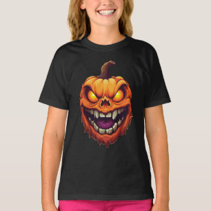 Camiseta Calabaza Sonriente Siniestra