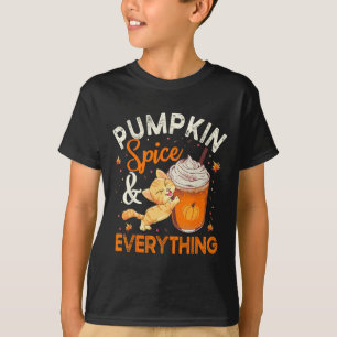 Camiseta Calabaza Spice Everything Cat Lover Cute Autumn Fa