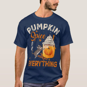 Camiseta Calabaza Spice Everything Cat Lover Cute Autumn Fa
