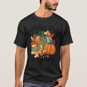 Camiseta Calabaza Spice Everything Latte Fall Coffee Warm C