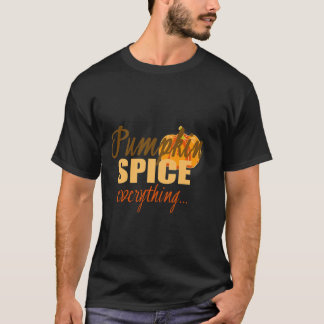 Camiseta Calabaza Spice Everything T-Shirt Funny Fall Flavo