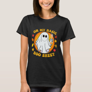 Camiseta Calabaza Spice Latte Fall Vibe Halloween Diversión