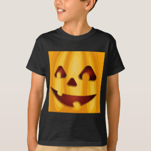 Camiseta Calabaza tallada sonriendo Diseño de Halloween Cam