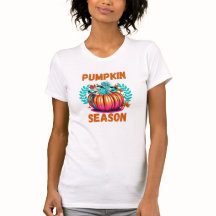 Calabaza Temporada Shirt Fall Vibes otoño turquesa