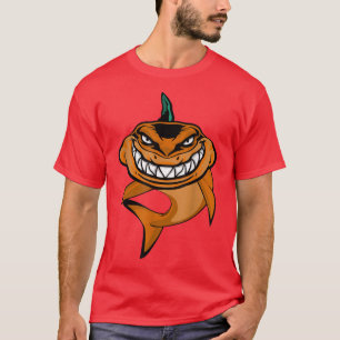 Camiseta Calabaza Tiburón perezoso disfraz de Halloween Océ