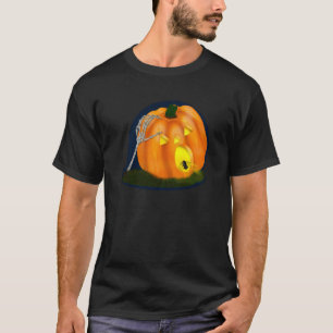 Camiseta Calabaza tímida y silenciosa