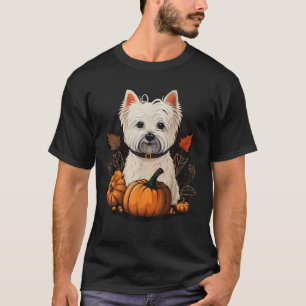 Camiseta Calabaza trajes Westie con el traje de los Territo