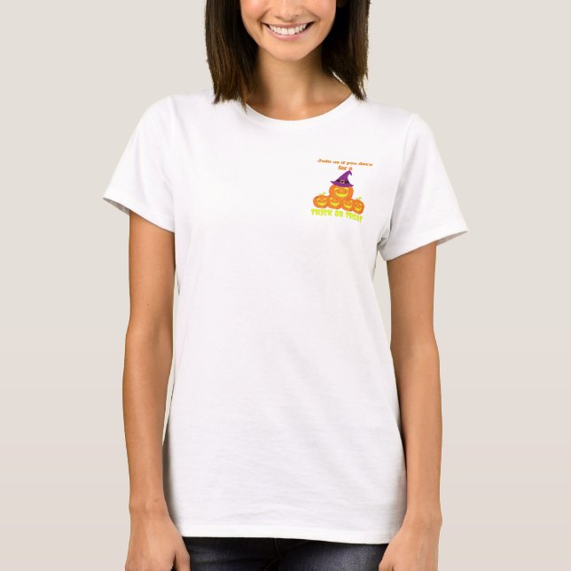 Camiseta Calabaza Trick O Trek (Anverso)