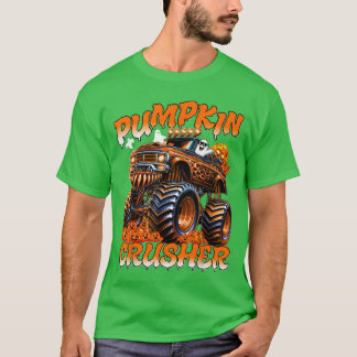 Camiseta Calabaza Trituradora Monsterruck Fantasmas Hallowe