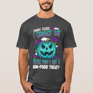 Camiseta Calabaza Verde Halloween Conciencia de Alergia Ali