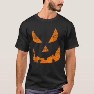 Camiseta Calabaza vintage Jack o Lantern cara M