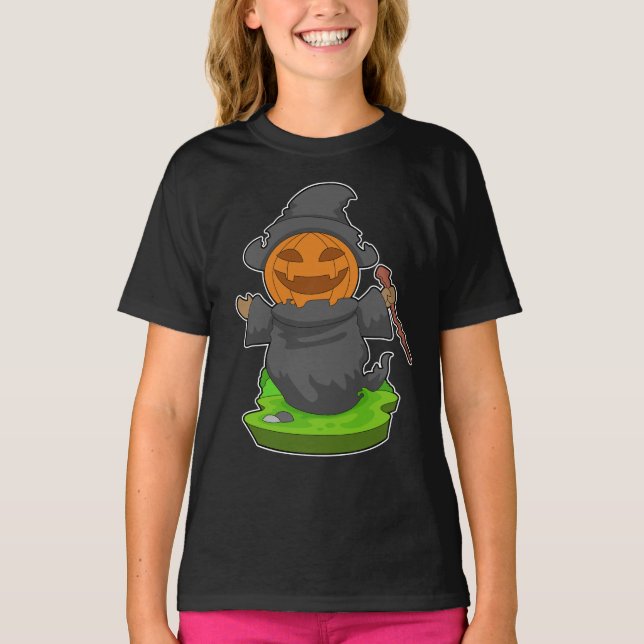 Camiseta Calabaza Witch Halloween (Anverso)