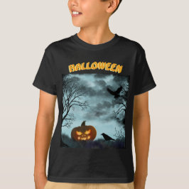 Camiseta Calabaza y calabaza de Halloween