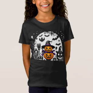 Camiseta Calabaza y fantasma fantasmales