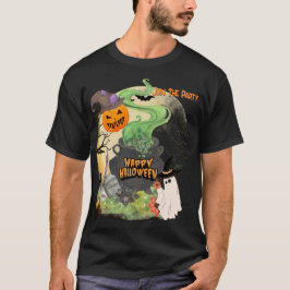 Camiseta Calabaza y traje de fantasía de la familia Hallowe