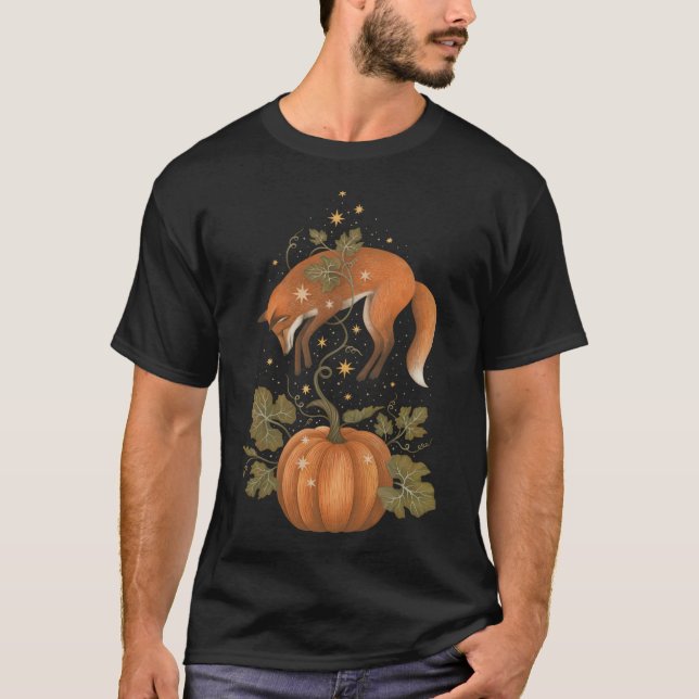 Camiseta Calabaza Y Zorro (Anverso)
