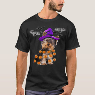 Camiseta Calabaza Yorkie Halloween