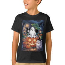 Calabazas a la Venta & Fantasma con Cafeína y Gato
