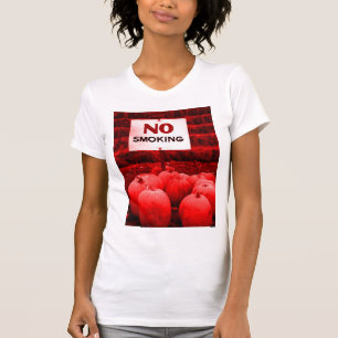 Camiseta Calabazas anti-tabaco - Tinta roja