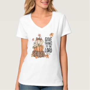 Camiseta Calabazas Boho y Artísticas - Dad gracias al Señor