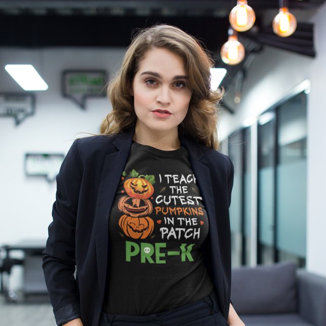 Camiseta Calabazas de corte en pedagogía de Halloween (Subido por el creador)