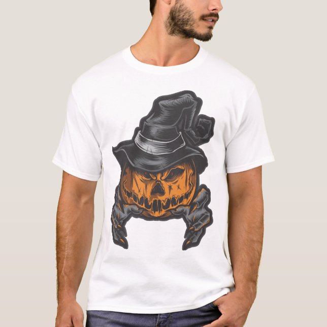 Camiseta Calabazas de Halloween         (Anverso)