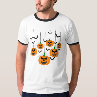 Camiseta Calabazas de Halloween Malvadas con Patrón de Murc
