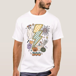 Camiseta Calabazas de Mano de Esqueleto de Rayo Fantasma Bo