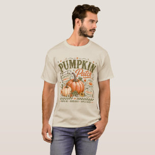 Camiseta Calabazas de otoño de granja antigua