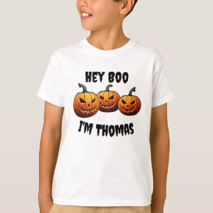 Camiseta Calabazas de peluche y pepitas personalizadas Hall