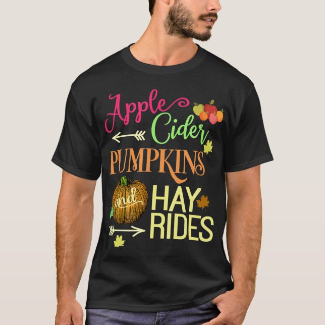 Camiseta Calabazas de sidra de Apple y caídas inesperadas d (Anverso)