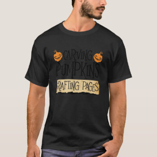 Camiseta Calabazas de Talla Páginas de Manualidades Scrapbo