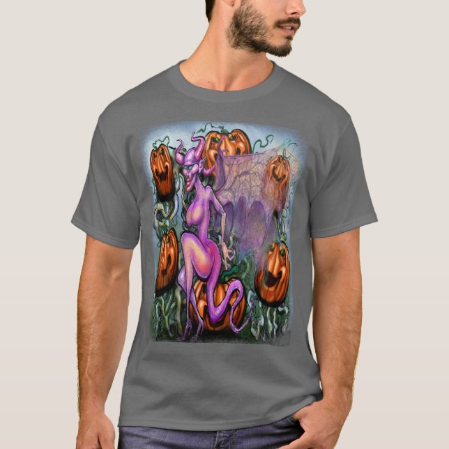 Camiseta Calabazas Demonio (Anverso)