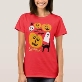 Camiseta Calabazas espeluznantes encantan a los fantasmas d