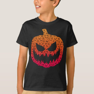 Camiseta Calabazas espeluznantes y coloridas - Patrón Hallo
