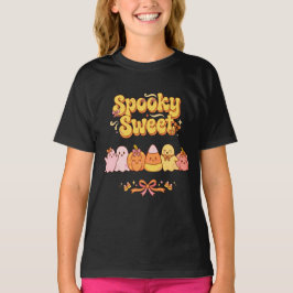 Camiseta Calabazas Fantasmas Dulces Espeluznantes Arco de C