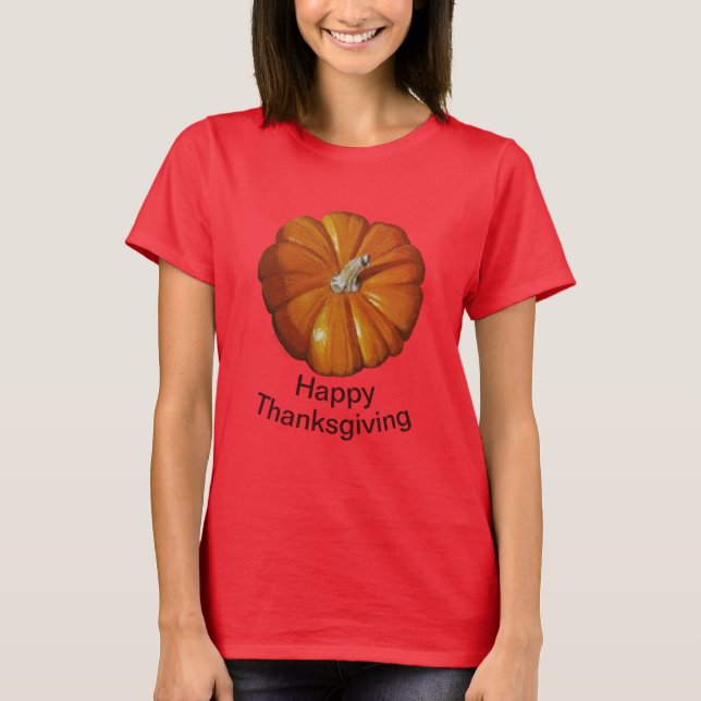 Camiseta Calabazas femeninas (Anverso)