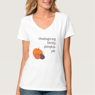 Camiseta Calabazas festivas de Naranja de la familia de Acc
