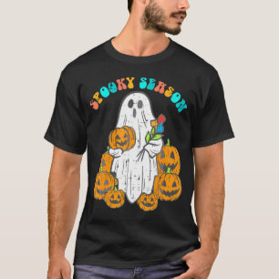 Camiseta Calabazas Flamantes Fantasma Estadio Groovy Hallow