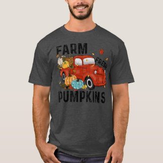 Camiseta Calabazas frescas de granja Calabaza de Camión de
