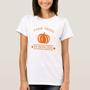 Camiseta Calabazas frescas de granja otoño otoño