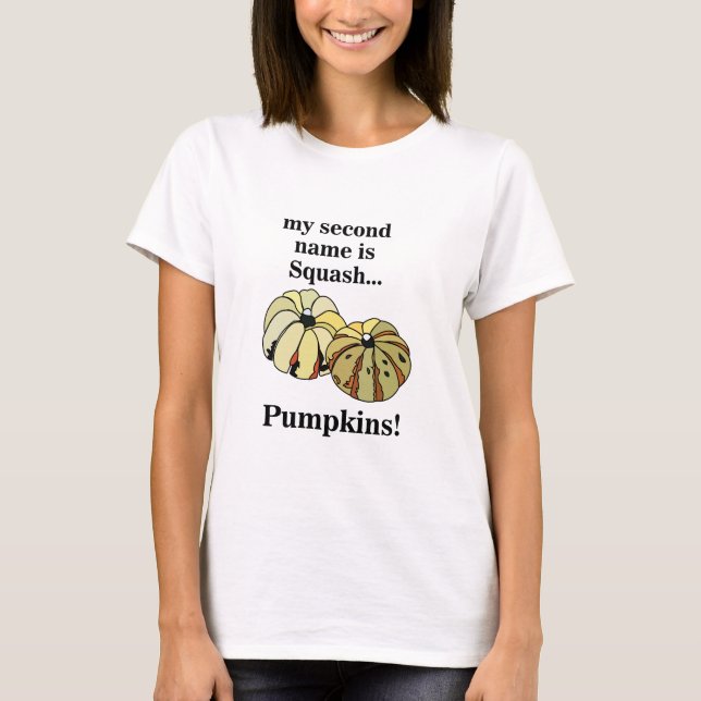 Camiseta Calabazas Fundadas de calabaza (Anverso)