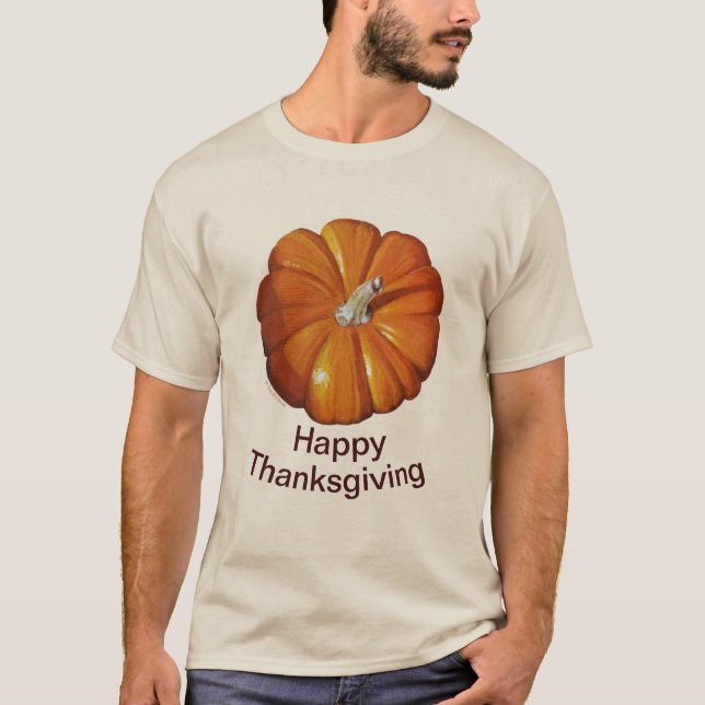 Camiseta Calabazas masculinas (Anverso)