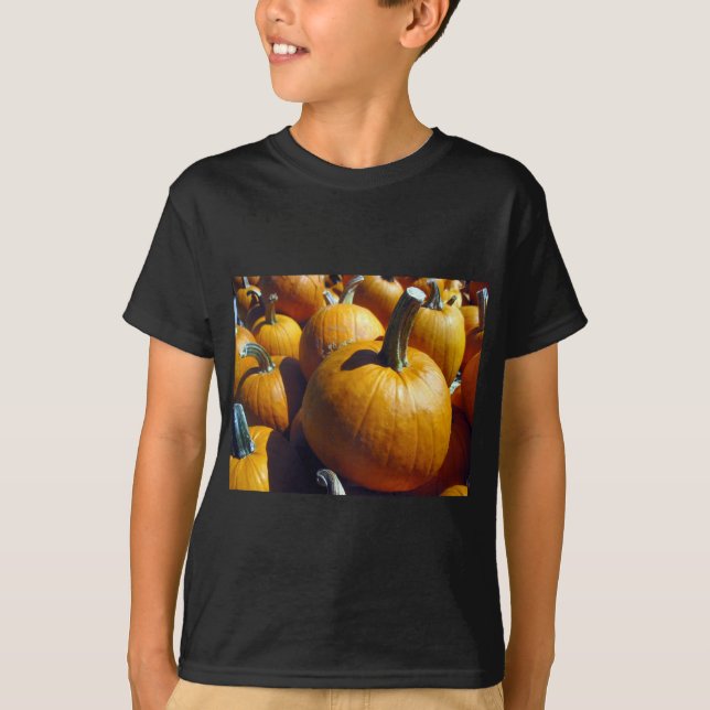 Camiseta Calabazas naranjas (Anverso)