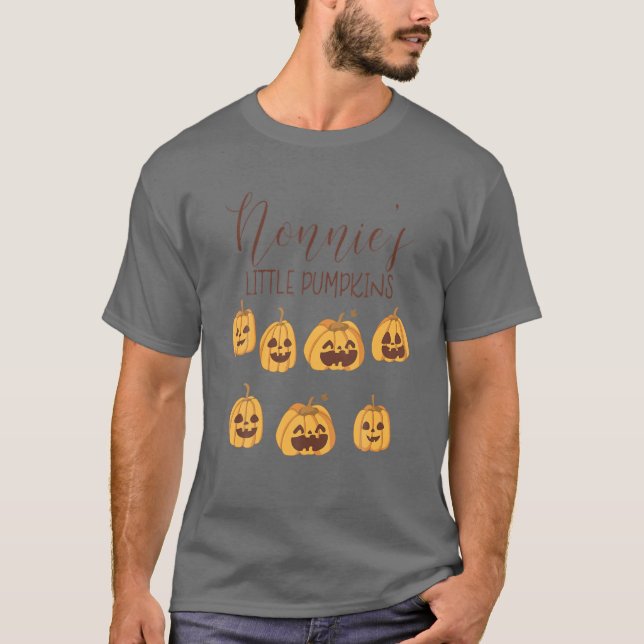 Camiseta Calabazas Pequeñas Nonnie - Calabaza divertida (Anverso)