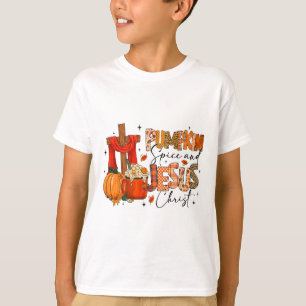 Camiseta Calabazas Retro Otoño Spice Y Caída De Jesucristo