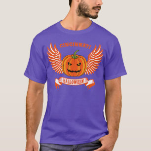 Camiseta Calabazas voladoras Cincinnati Halloween TShirt