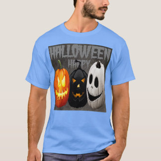 Camiseta Calabazas y Feliz Halloween